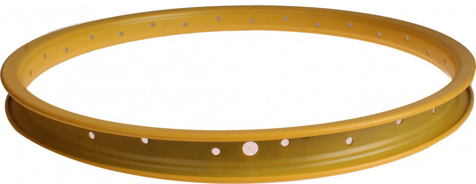 velg junior 18 inch 3 x 37 cm staal okergeel