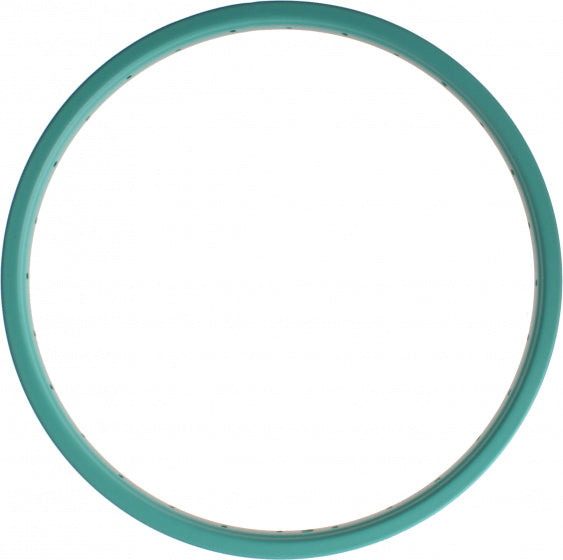 velg junior 18 inch 3 x 37 cm staal turquoise