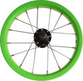 achterwiel junior 12 inch 3 x 22 cm staal neongroen