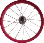 achterwiel junior 14 inch 3 x 27 cm staal donkerroze