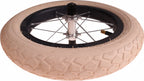 voorwiel met band 12 inch staal/nylon matzwart
