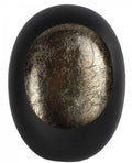 waxinelichthouder Eggy 34,5 cm staal zwart/zilver