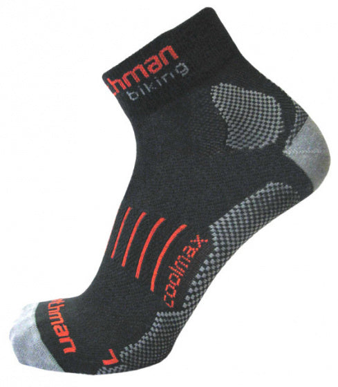 Rapid Biking sportsokken zwart/rood mt 36-38