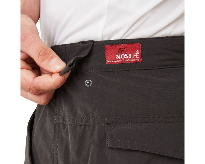 outdoorbroek Cargo II heren polyester donkergrijs mt 58/L