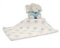 fleecedeken met olifant 75x90 cm polyester blauw
