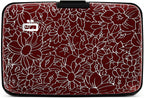 pasjeshouder Rfid Flowers 11 x 7,4 cm aluminium
