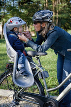 fietszitje achter Eggy wit/rood