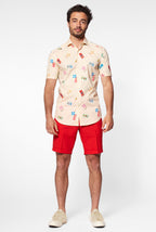 Opposuits - Opposuits - Opposuits - Opposuits - Opposuits - Opposuits - Opposuits - Beach Life overhemd heren beige maat XS