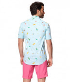 Pool Life overhemd heren lichtblauw maat XL