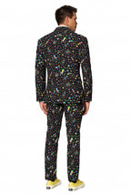 verkleedpak Disco Dude heren polyester zwart maat 54