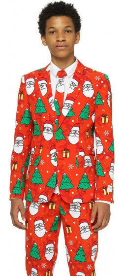 verkleedpak Holiday Hero jongens polyester blauw mt 134-140
