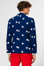 verkleedpak Stars and Stripes heren polyester maat 62