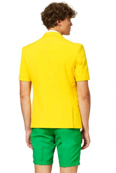 verkleedpak zomer Australian heren groen/geel mt 46