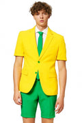 verkleedpak zomer Australian heren groen/geel mt 46