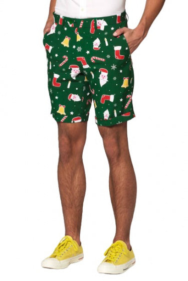 zomer-verkleedpak Santaboss heren polyester groen mt 62