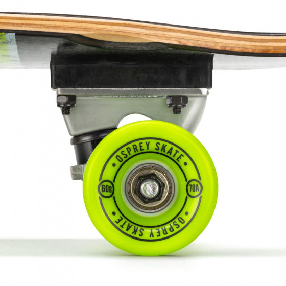 Osprey Skateboard Overturn Cruiser 70 cm hout aluminium zwart