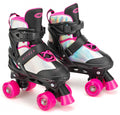rolschaatsen Surge junior Abec 5 PVC roze/zwart mt M
