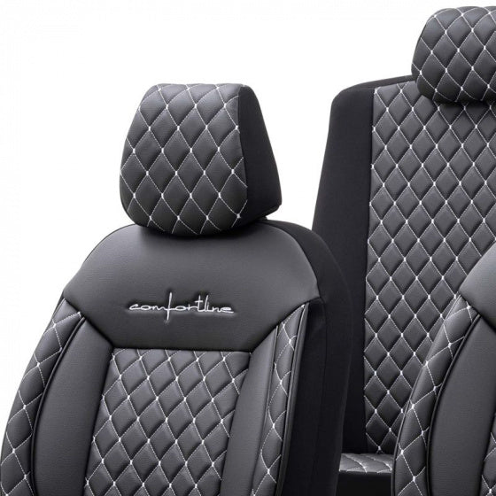 stoelhoezenset Comfortline Vip 8 mm textiel grijs 11-delig