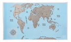 wereldkaart Scratch World Map 88 x 52 cm papier