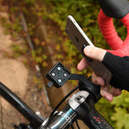 telefoonhouder fiets Cliqr 25,4-31,8 mm zwart