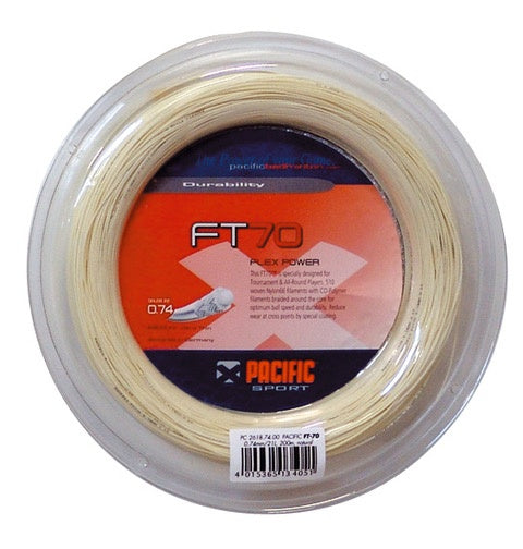 squashsnaar FT 70 0,74 mm 200 meter naturel