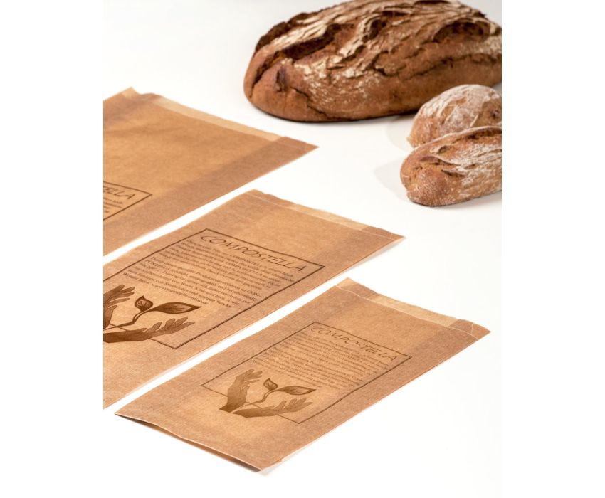 Compostella broodzak - medium - 1000 stuks