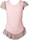 balletpak Rainbow Ballerina meisjes katoen roze maat 104