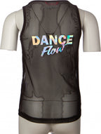 Papillon Danstop Dance Flow mesh meisjes polyamide zwart maat 104