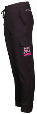 enkelbroek Live Love Dance meisjes zwart maat 116