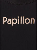 Papillon Fitness shirt s sl v-neck dames zwart maat XXL