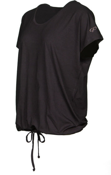 Papillon Loose fit sportshirt ronde hals dames zwart maat 3XL