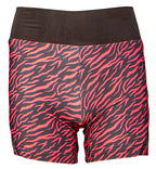 sportbroek meisjes polyester/elastaan zwart/roze mt 152