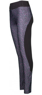 sportlegging Capri dames polyester/elastaan zwart mt XXL