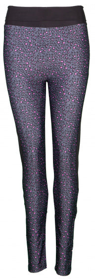 sportlegging Capri dames polyester/elastaan zwart mt XXL