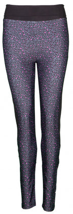 sportlegging Capri dames polyester/elastaan zwart mt XXL