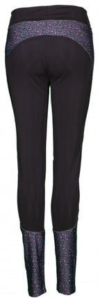 sportlegging Capri dames polyester/elastaan zwart mt XXL