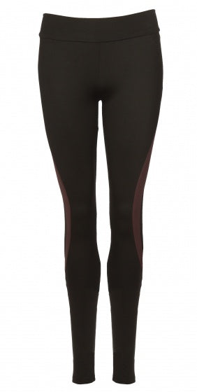 Papillon Sportlegging dames zwart/bordeaux maat S