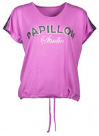 sportshirt Studio dames viscose/elastaan roze mt M
