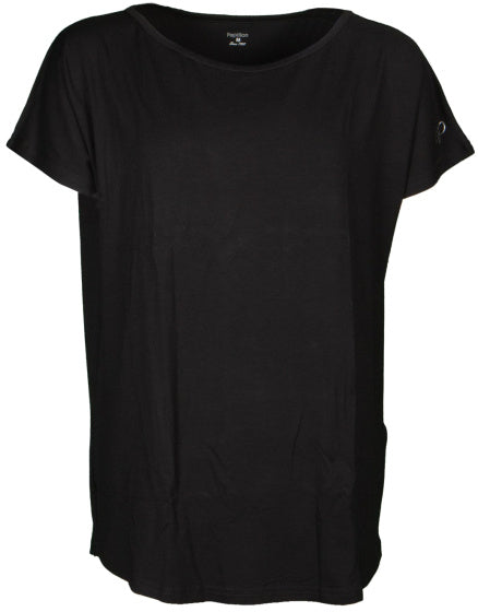Papillon Sportshirt ronde hals dames zwart maat M
