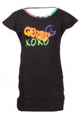 sportshirt XoXo meisjes zwart maat 104
