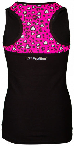 sporttop I Love Dance meisjes katoen zwart/roze maat 116