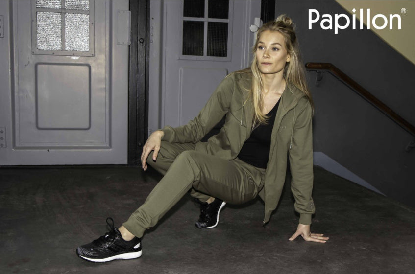Papillon Sweat pants cuff dames camouflagegroen maat XL