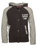 vest met capuchon dance mode on meisjes zwart mt 104