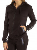 vest met capuchon FML PWR dames zwart XL