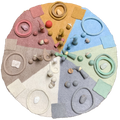 Papoose Toys Papoose Toys 90cm Earth Rainbow Mat