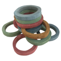 Papoose Toys Papoose Toys Earth Wood Rings 12pc