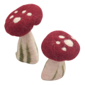 Papoose Toys Papoose Toys Hollow Mushrooms Small 6pc