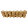 Papoose Toys Papoose Toys Mini Natural Concave 4cm 49pc