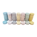 Papoose Toys Papoose Toys Mini Pastel Concave 4cm 49pc