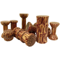 Papoose Toys Papoose Toys Mini WW Spool Set Coconut 10pc